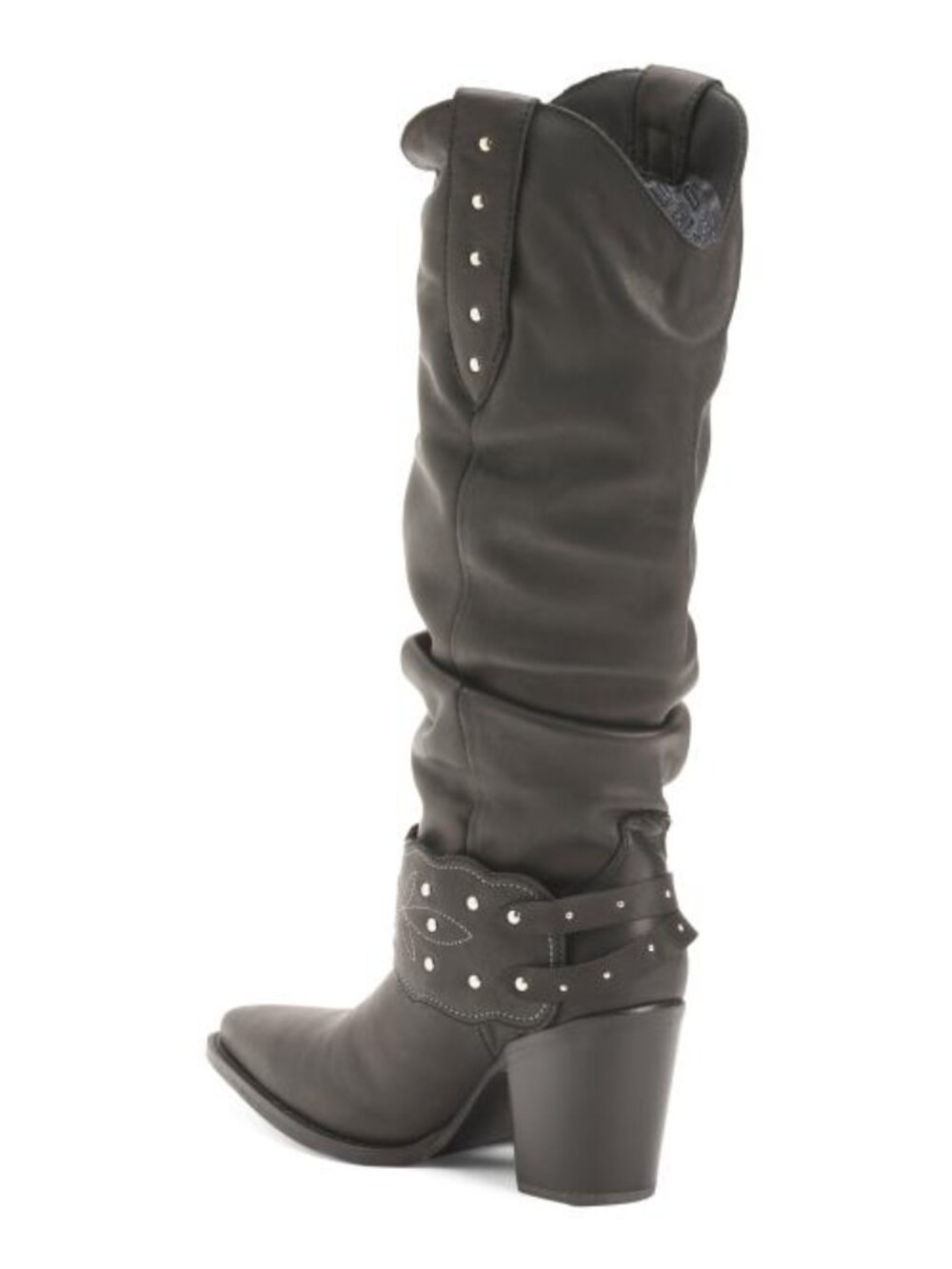 DINGO Leather Slouch Grit N Grace Boots 10T5269 NEW in box Made In Mexico - Picture 5 of 8